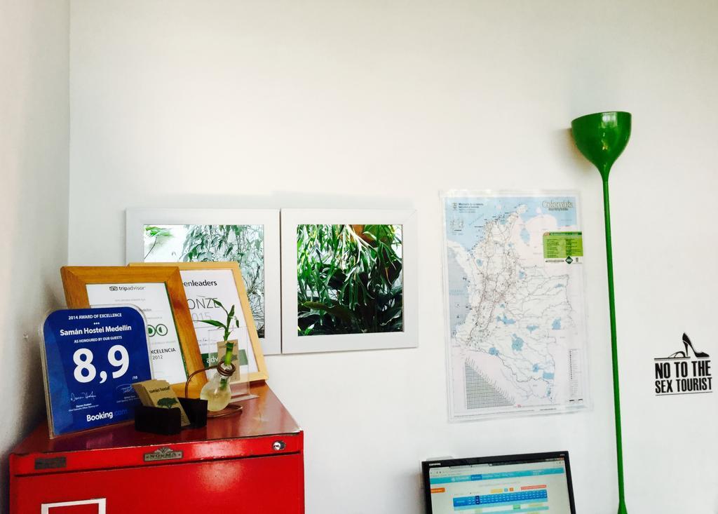 Saman Hostel Medellín Eksteriør billede
